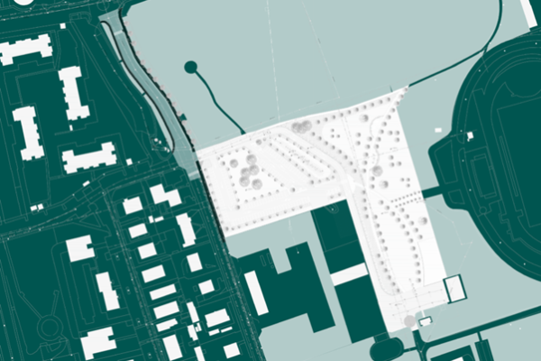 City view, sponge city area